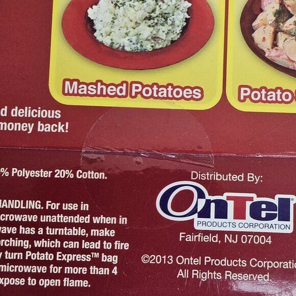 2 - As Seen On TV Potato Express Microwave Potato Cooker Bags NEW Gadget Cooking - Picture 4 of 16